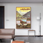 cartel vintage el vallee du giffre