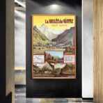 cartel vintage el vallee du giffre