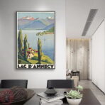 cartel vintage lac dannecy