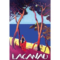 cartel vintage lacanau