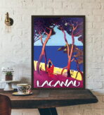 cartel lacanau vintage