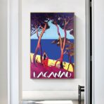 cartel vintage lacanau