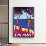 cartel vintage lacanau