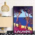 cartel vintage lacanau
