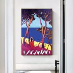cartel lacanau vintage