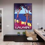 cartel lacanau vintage