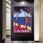 cartel lacanau vintage