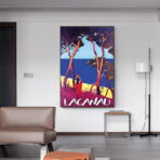cartel vintage lacanau