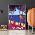 cartel lacanau vintage