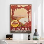 cartel vintage le havre