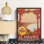 cartel vintage le havre