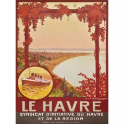 cartel vintage le havre