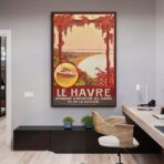 cartel vintage le havre