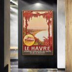 cartel vintage le havre