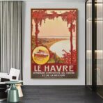 cartel vintage le havre