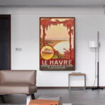 cartel vintage le havre