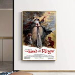 cartel vintage del senor de los anillos