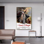 cartel vintage del senor de los anillos