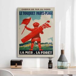 cartel vintage le touquet