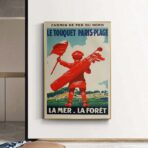 cartel vintage le touquet