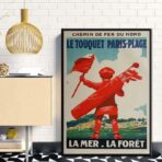cartel vintage le touquet