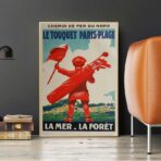 cartel vintage le touquet