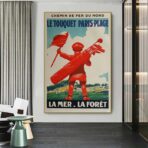 cartel vintage le touquet