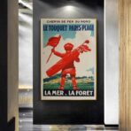 cartel vintage le touquet