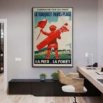 cartel vintage le touquet