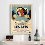 cartel vintage les gets