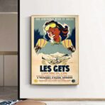 cartel vintage les gets