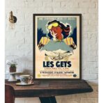 cartel vintage les gets