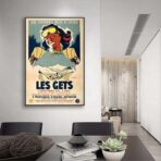 cartel vintage les gets