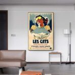 cartel vintage les gets