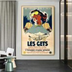 cartel vintage les gets