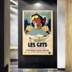 cartel vintage les gets
