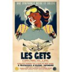 cartel vintage les gets