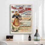 cartel vintage les sables dolonne