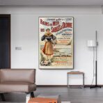 cartel vintage les sables dolonne