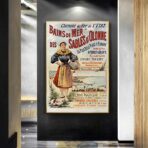 cartel vintage les sables dolonne