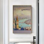 cartel vintage de londres