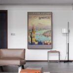 cartel vintage de londres