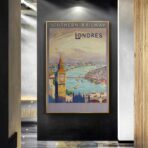cartel vintage de londres