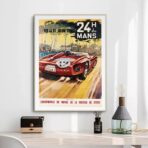 cartel del hombre vintage