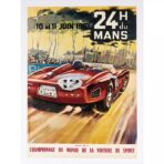 cartel del hombre vintage