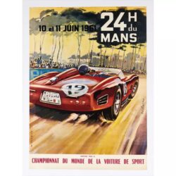 cartel del hombre vintage
