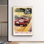 cartel del hombre vintage