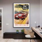 cartel del hombre vintage