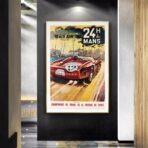 cartel del hombre vintage