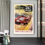 cartel del hombre vintage